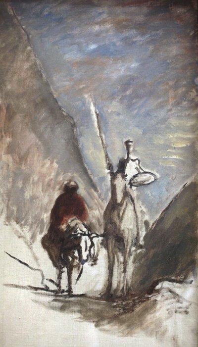 Don Quixote and the Dead Mule by Honoré Daumier